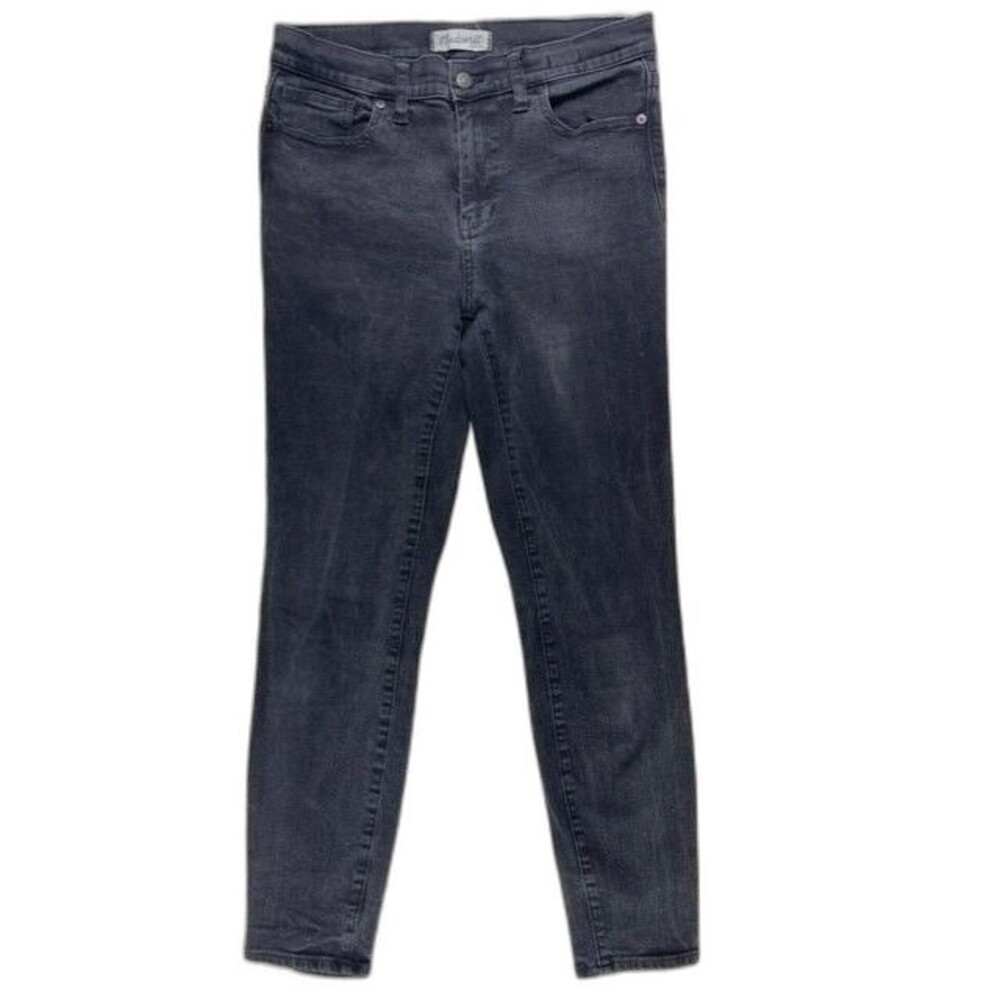 Madewell Size 29 Womens Jeans High Rise Skinny Stretch Black